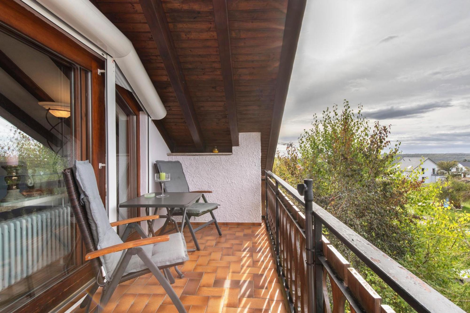 Ferienwohnung Fernsicht Zwiefalten Exterior foto